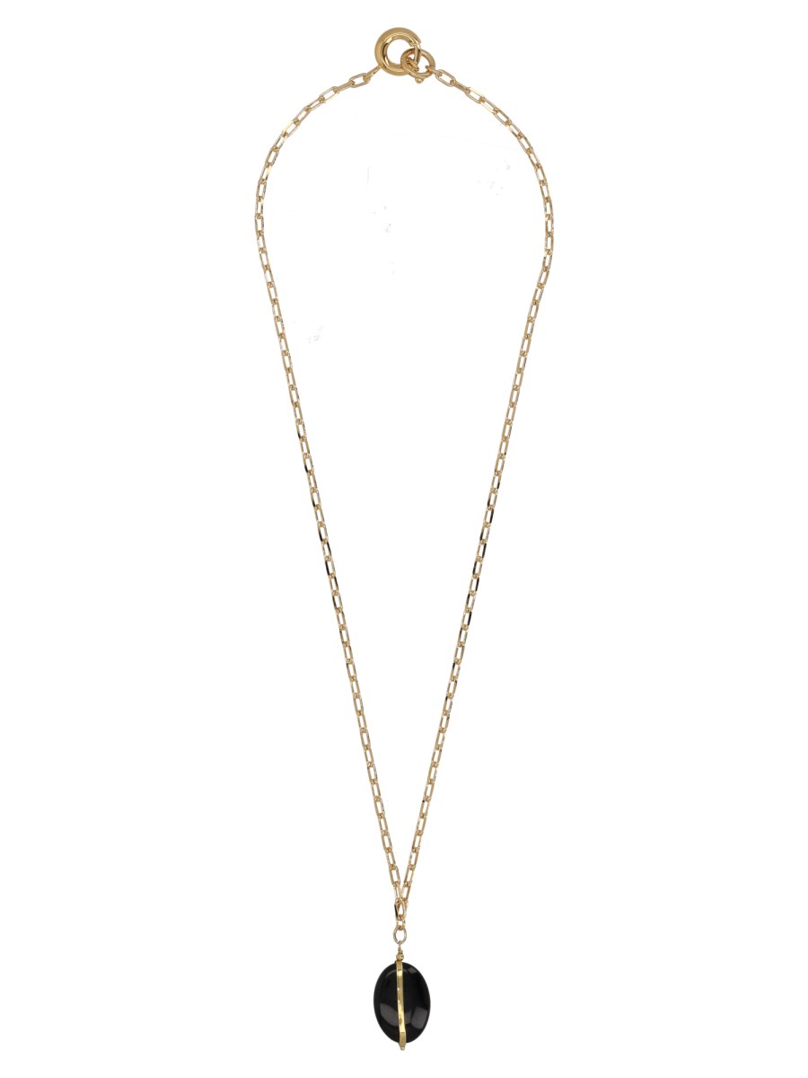 COLLANA CON PENDENTE IN PIETRA