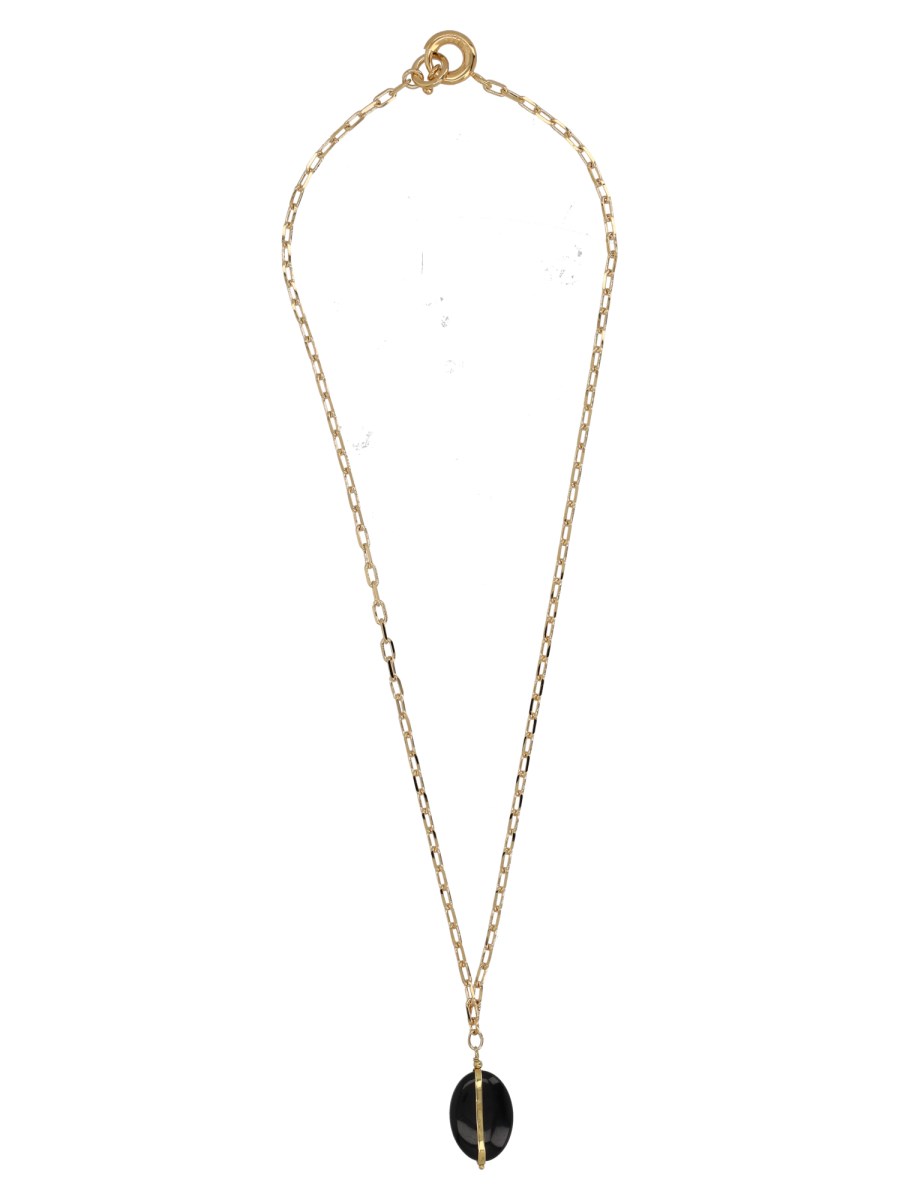COLLANA CON PENDENTE IN PIETRA