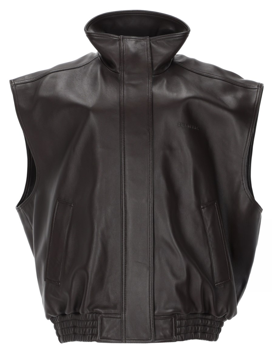 BLOUSON IN PELLE MORBIDA