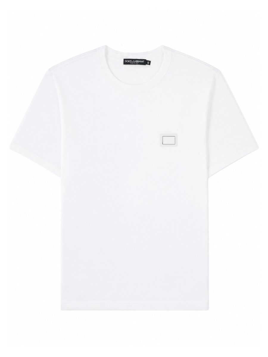 T-SHIRT IN COTONE CON PLACCA