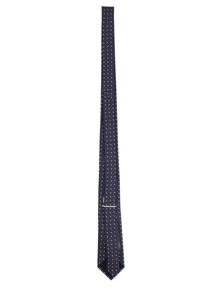 Cravatta In Jacquard Di Seta