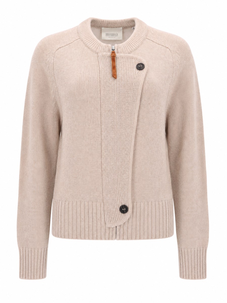 CARDIGAN IN LANA E CASHMERE