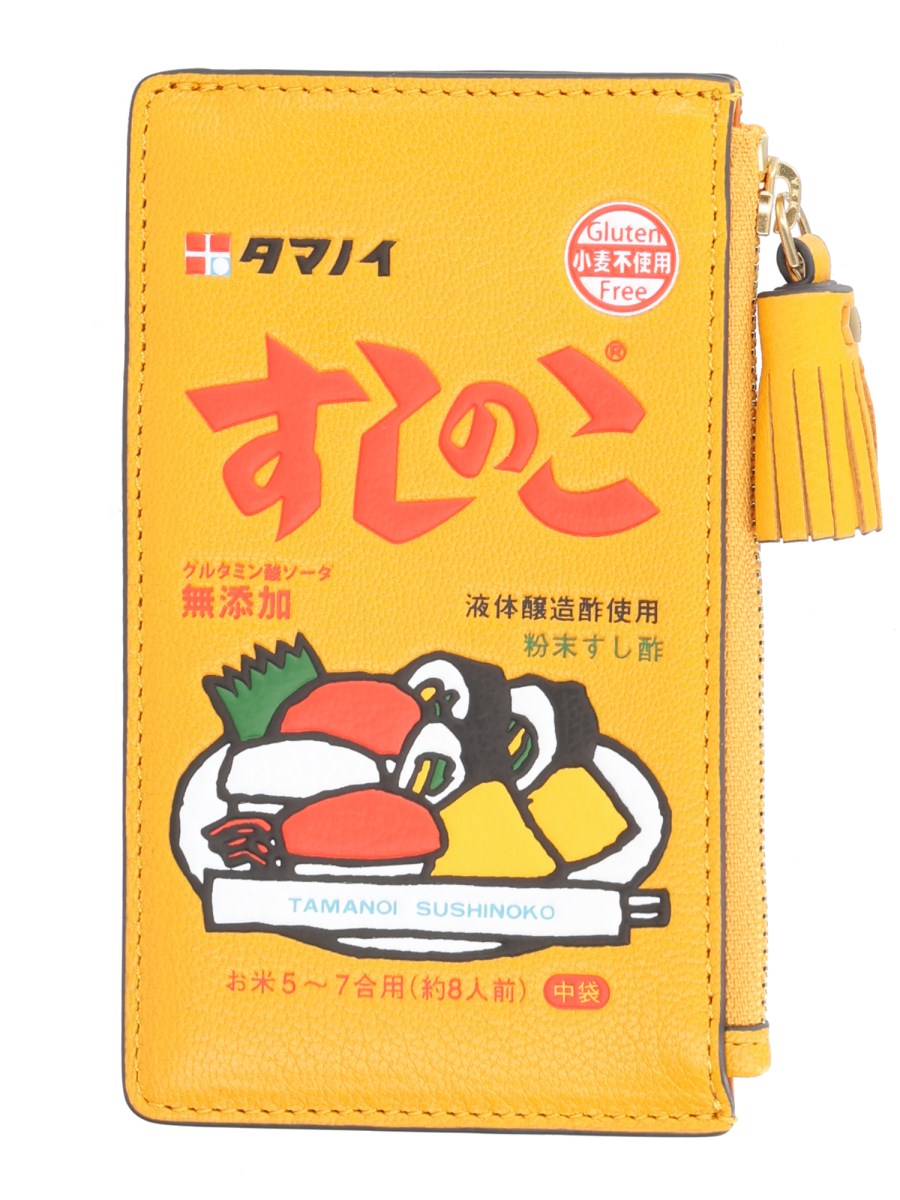 PORTACARTE SUSHI NO KO CON ZIP