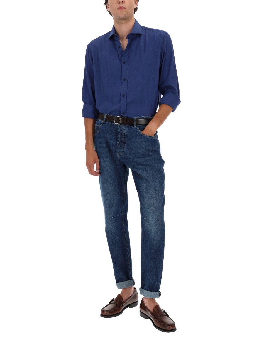 CAMICIA IN MISTO COTONE
