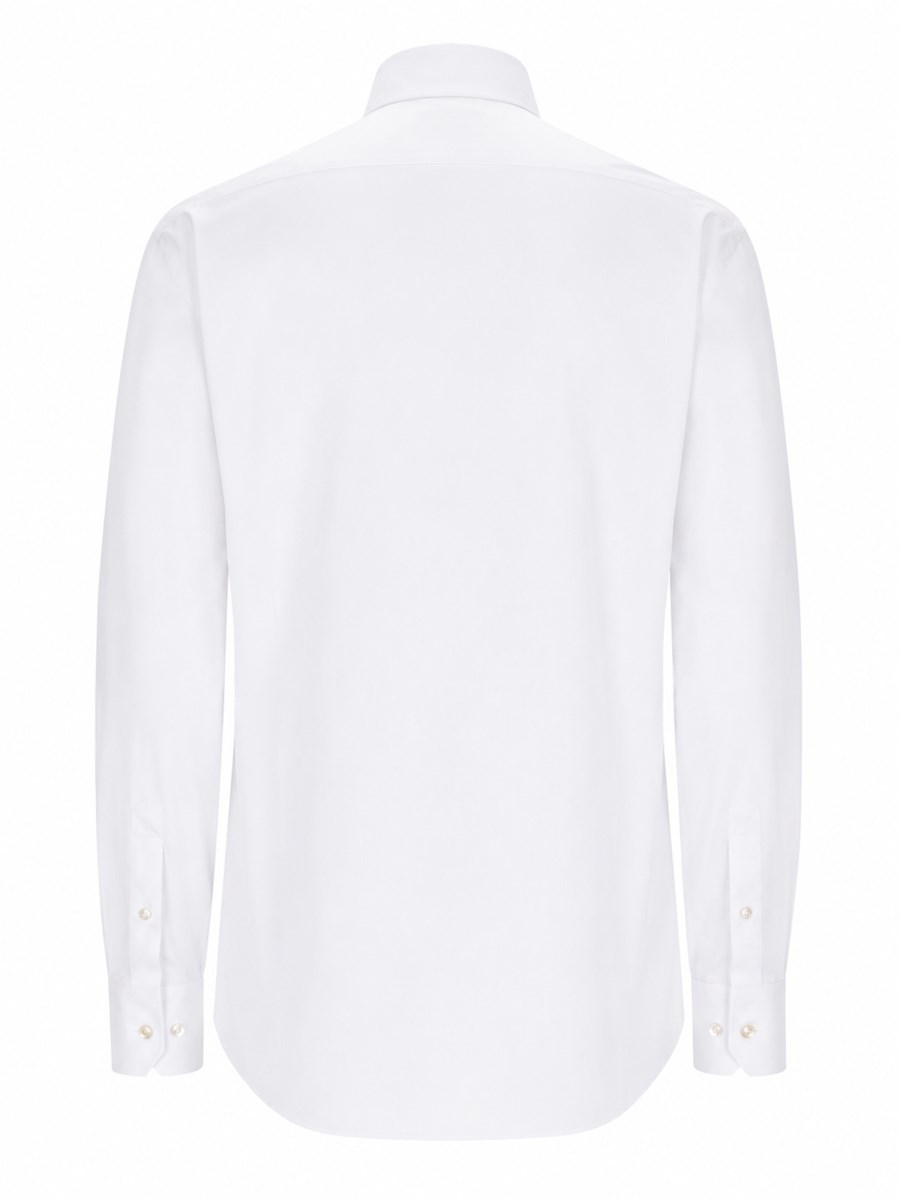CAMICIA SLIM FIT IN POPELINE DI COTONE