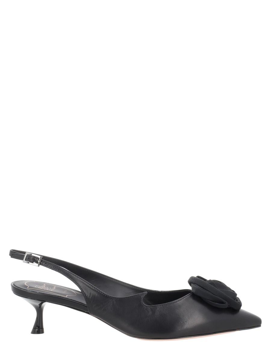 DÉCOLLETÉ SLINGBACK ROSE VIVIER IN PELLE