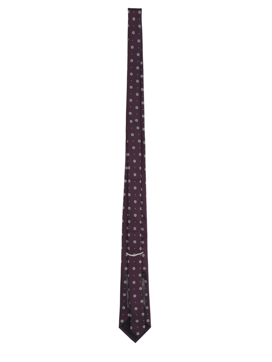 Cravatta In Jacquard Di Seta