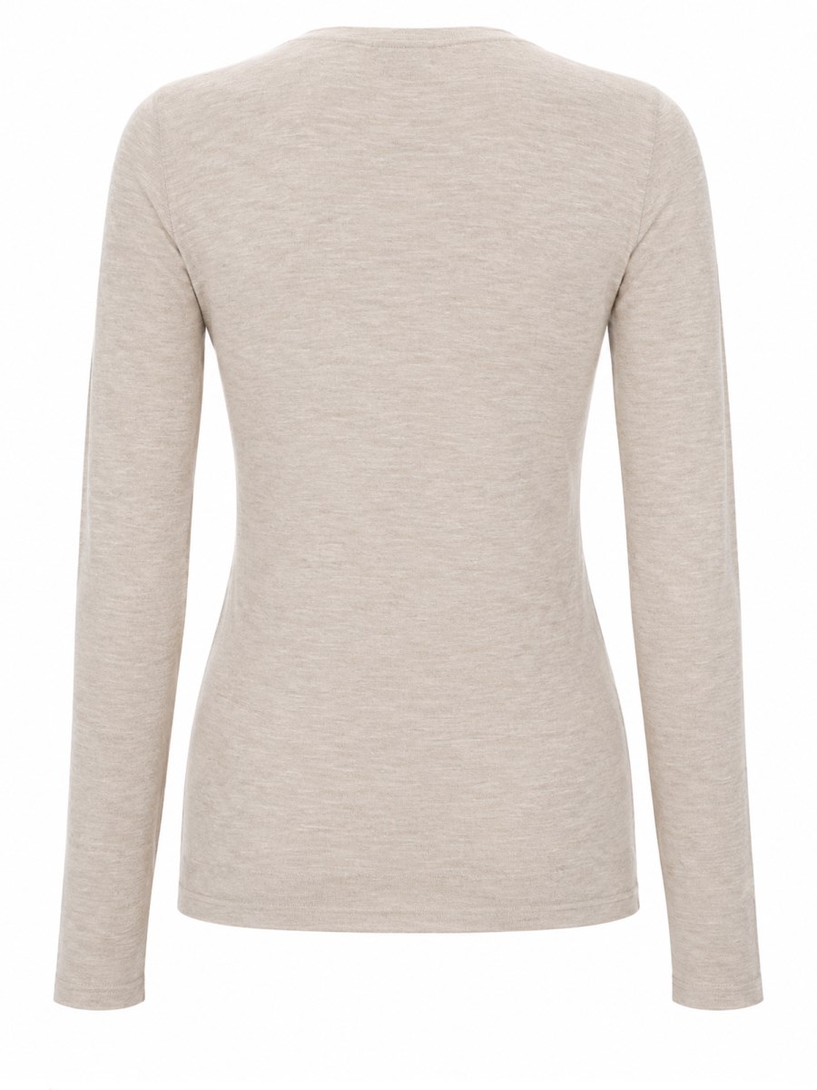 MAGLIA LEGGERA IN CASHMERE E SETA