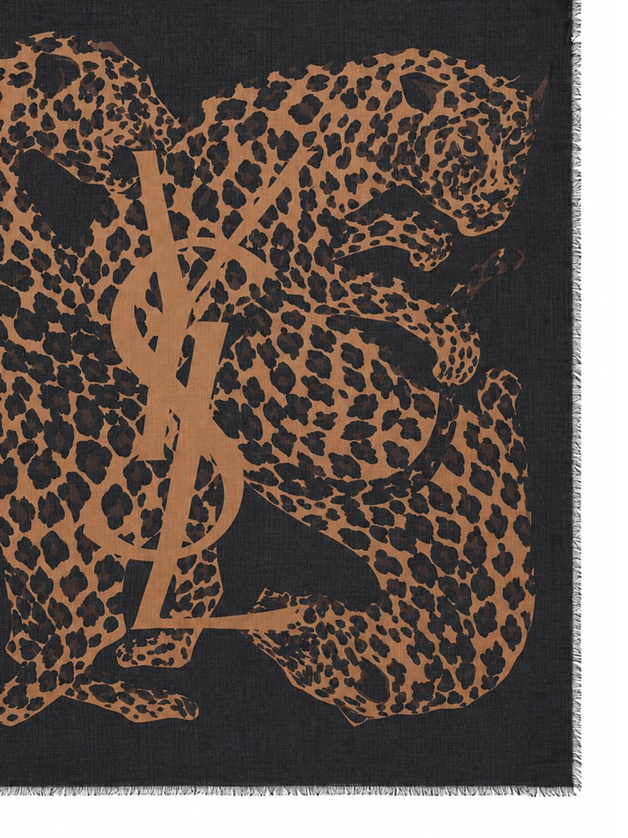 Sciarpa Cassandre In Twill Di Lana Con Stampa
