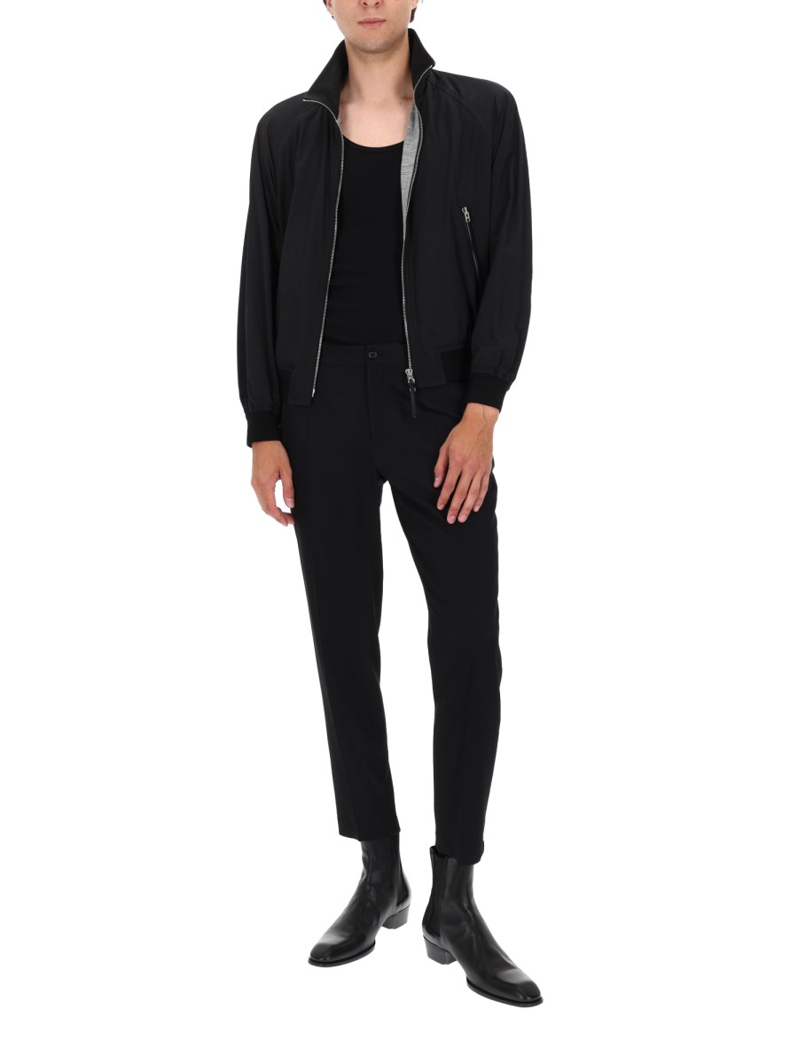 BLOUSON CON FODERA IN CASHMERE