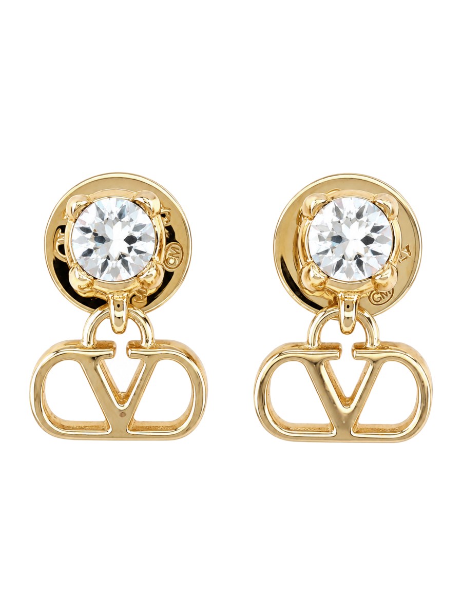 ORECCHINI VLOGO SIGNATURE CON STRASS
