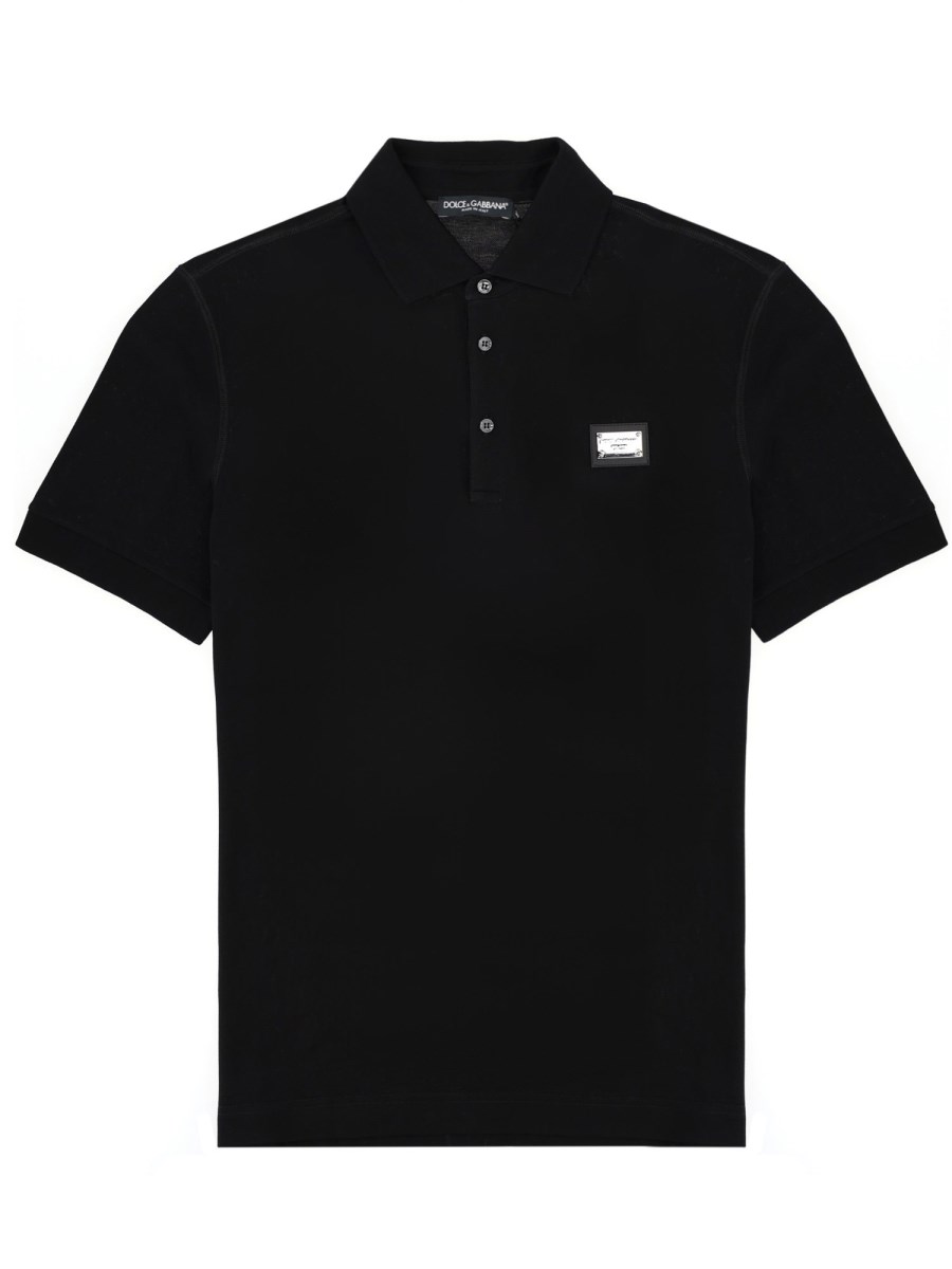 POLO CON PATCH LOGO