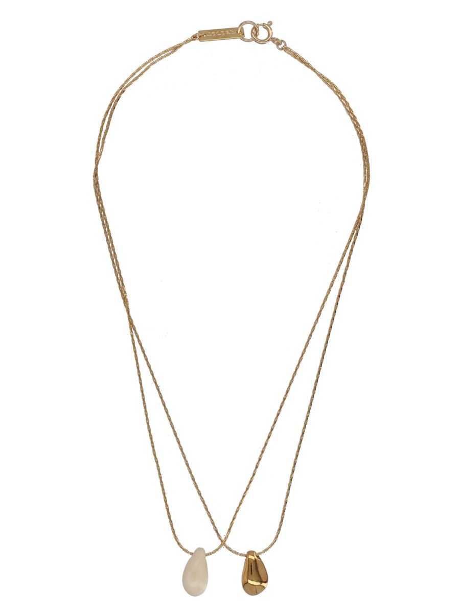 COLLANA IMALA CON DOPPIO PENDENTE 