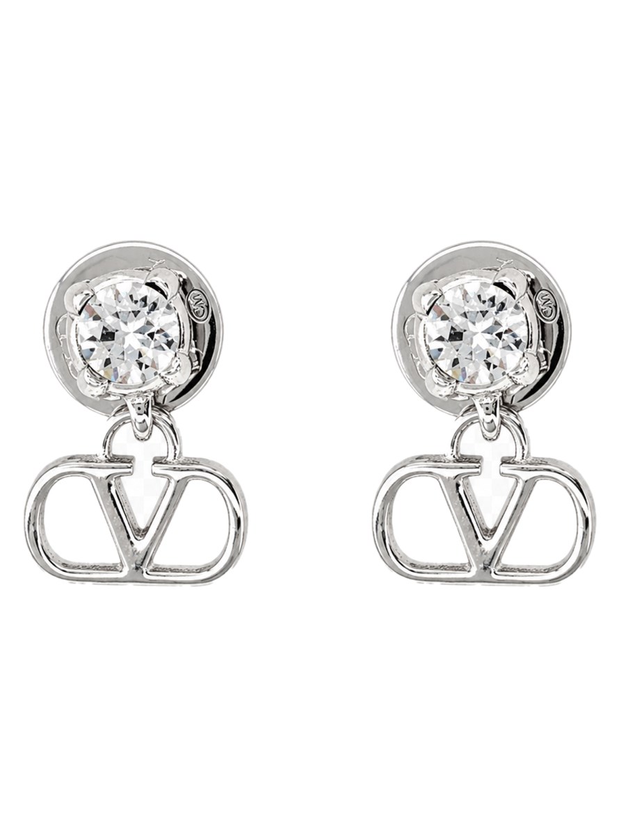 ORECCHINI VLOGO SIGNATURE CON STRASS