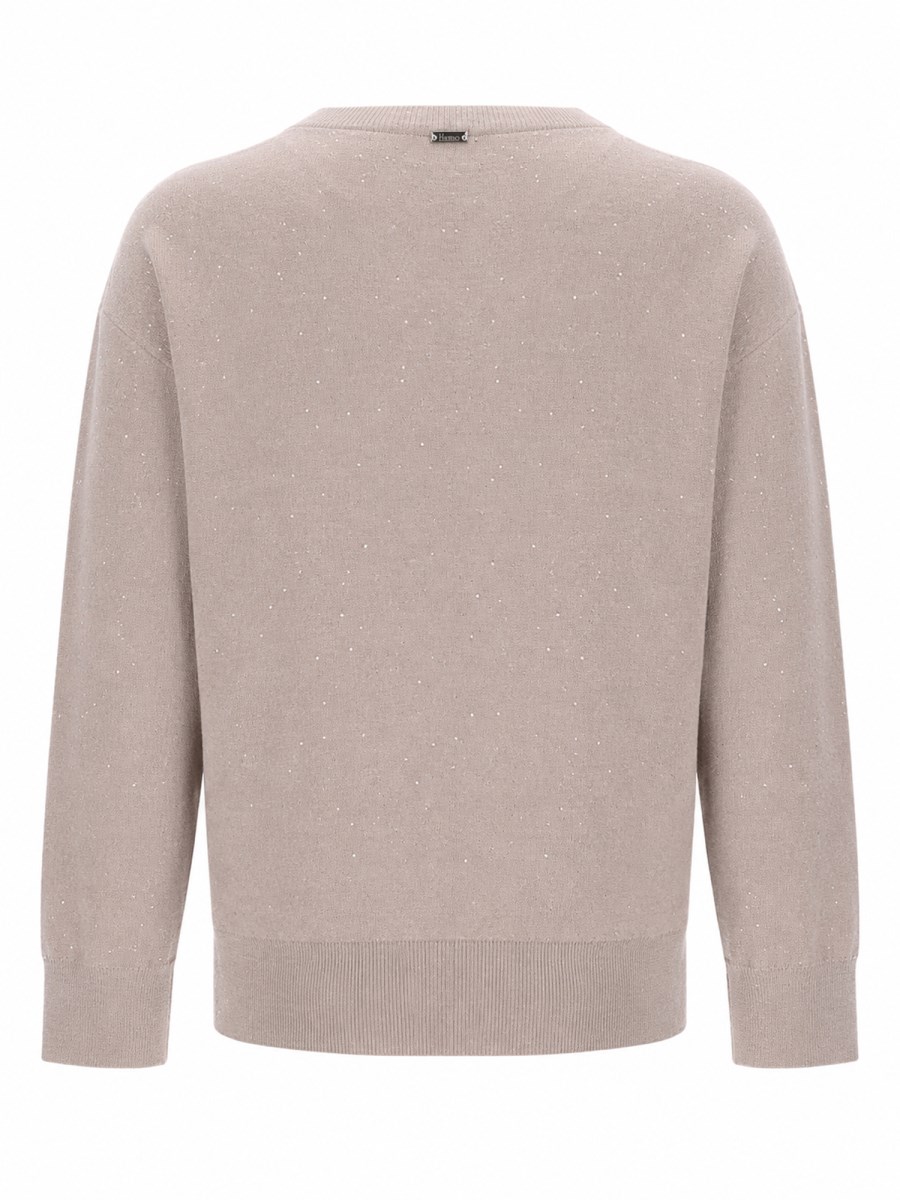 MAGLIA CON SCOLLO A V