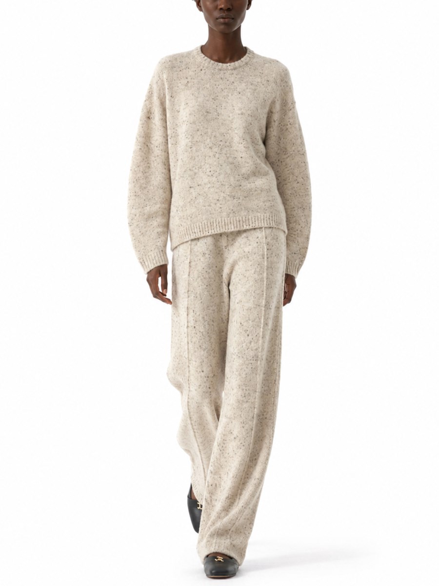 MAGLIA IN FILATO BOTTONATO CON LUREX