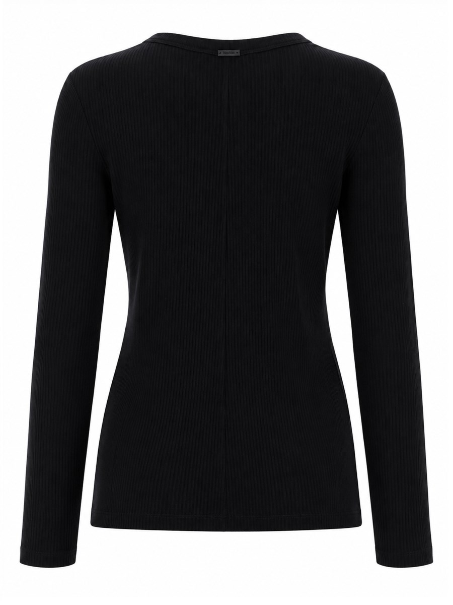 T-SHIRT A MANICHE LUNGHE IN JERSEY