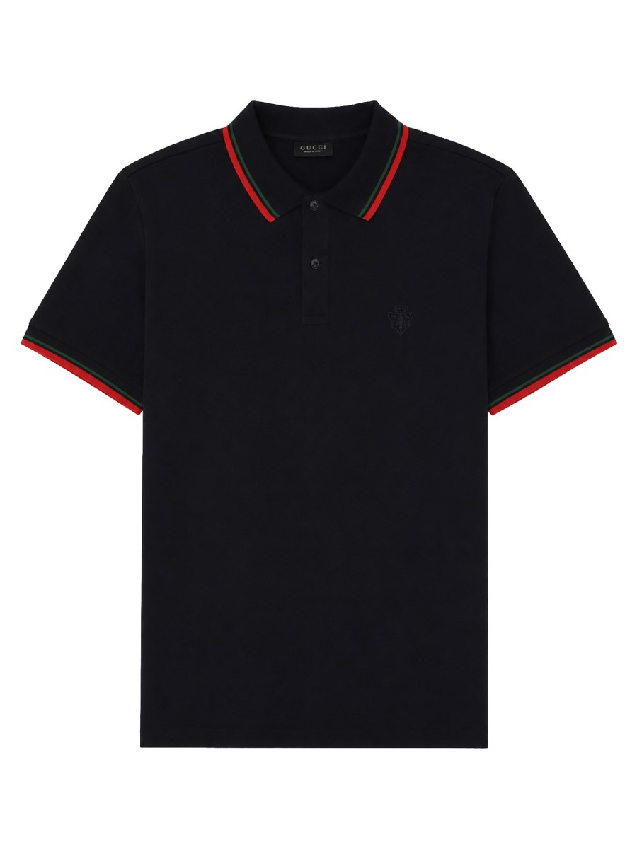POLO IN PIQUET DI COTONE CON RICAMO