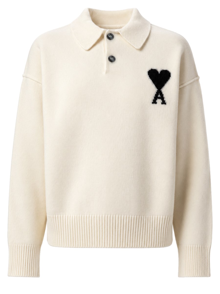 POLO IN MAGLIA CON LOGO