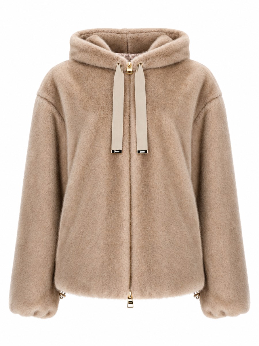 GIACCA BOMBER IN ECO-PELLICCIA