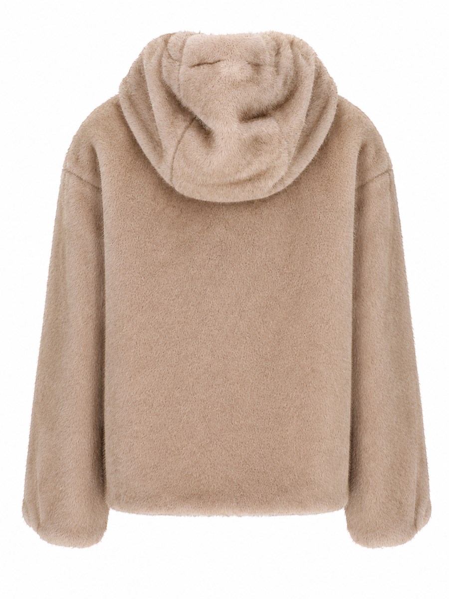 GIACCA BOMBER IN ECO-PELLICCIA