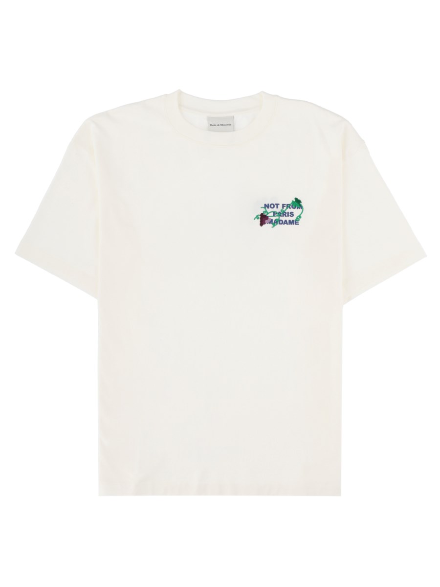 T-SHIRT CON SLOGAN