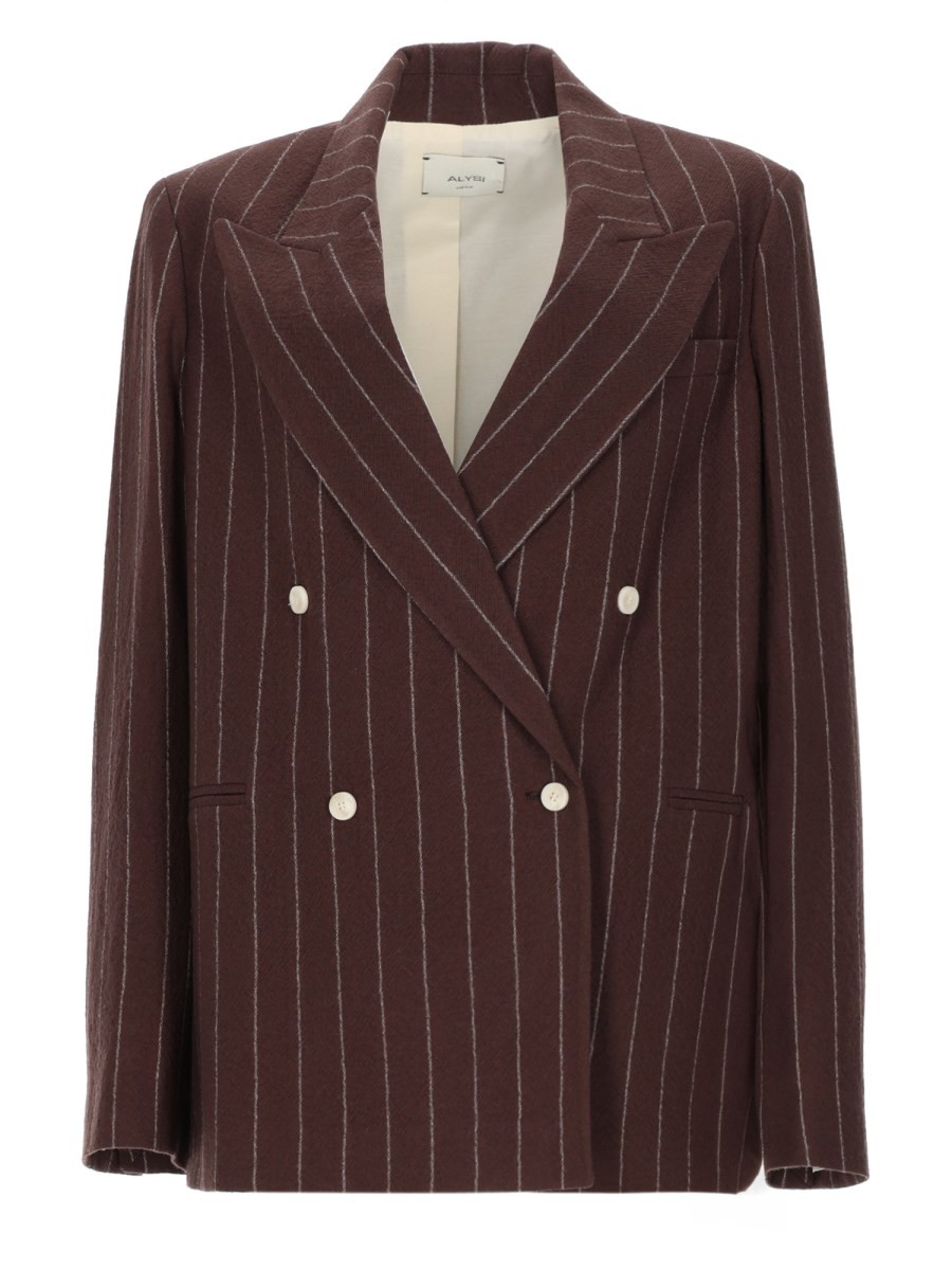 BLAZER STRIPES WOOL DOPPIO PETTO