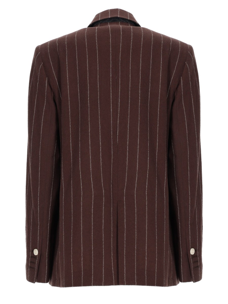 BLAZER STRIPES WOOL DOPPIO PETTO