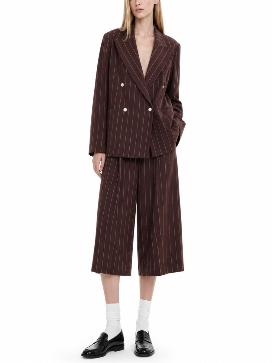 BLAZER STRIPES WOOL DOPPIO PETTO