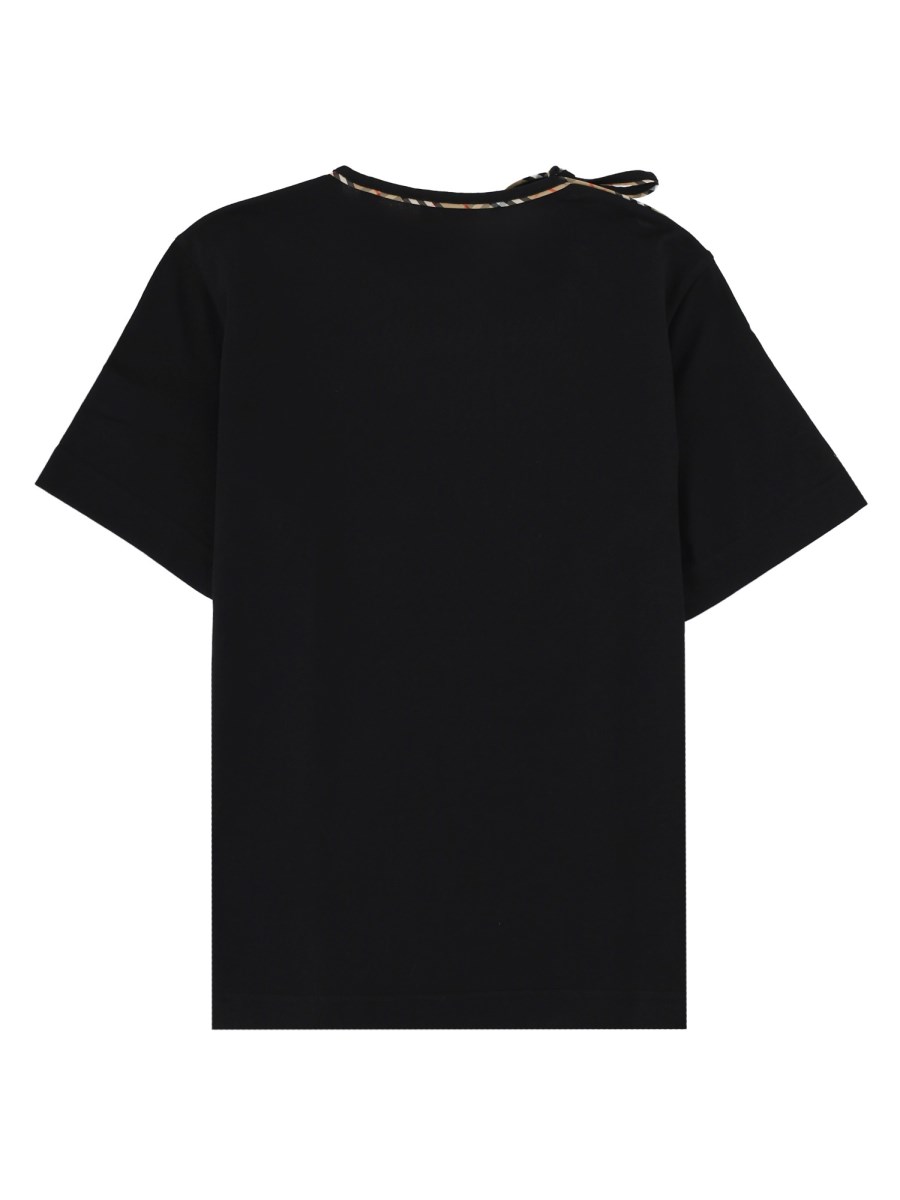 T-SHIRT IN COTONE CON FIOCCO