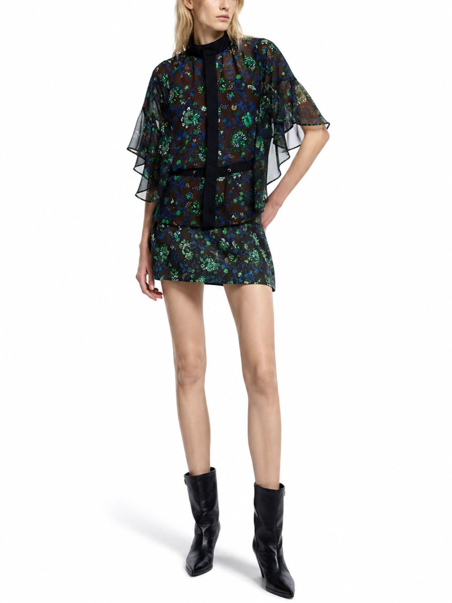 BLUSA CON STAMPA FLOREALE
