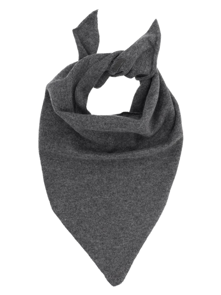 FOULARD IN CASHMERE CON MONILE