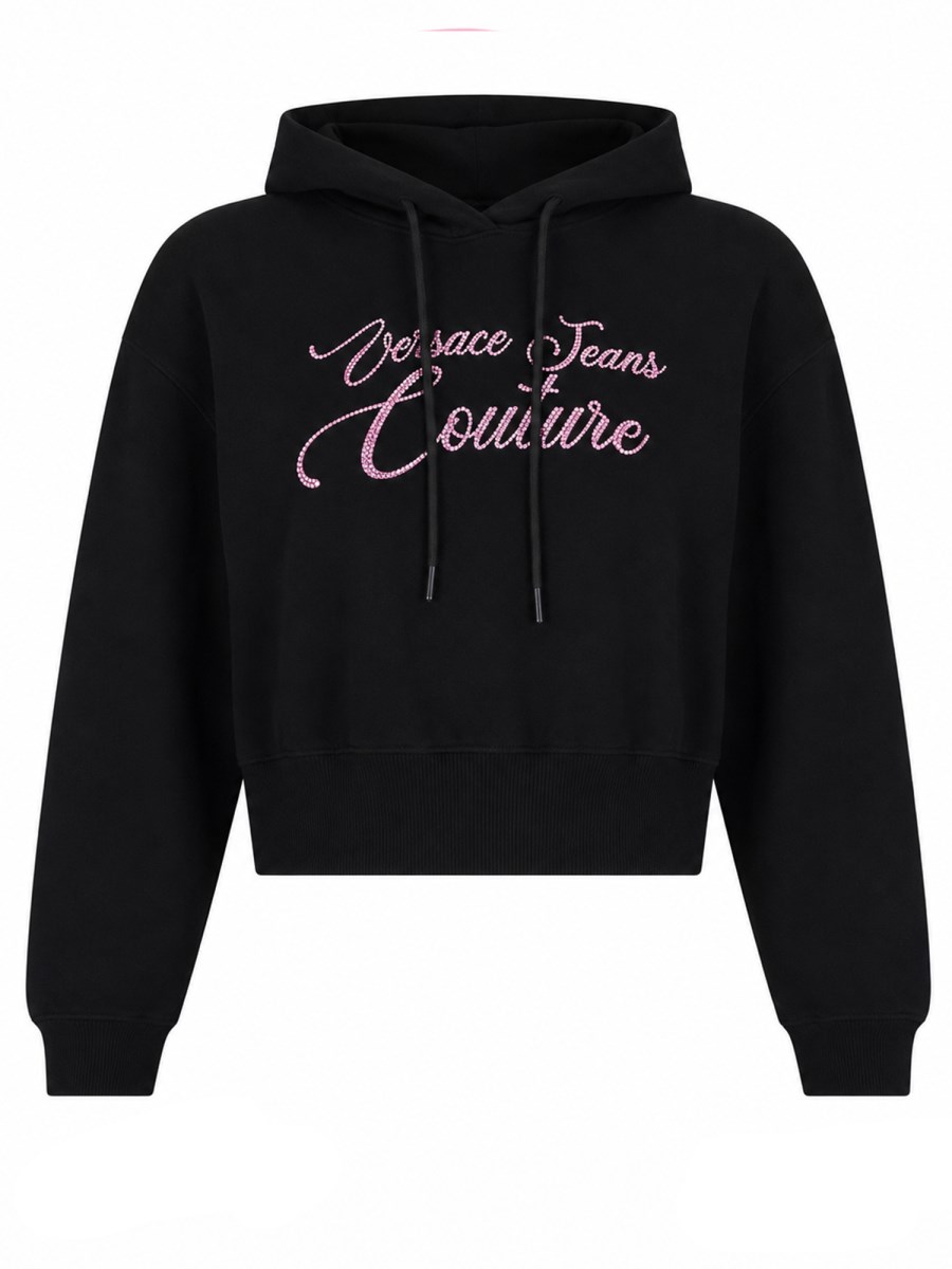 FELPA CROPPED CON LOGO
