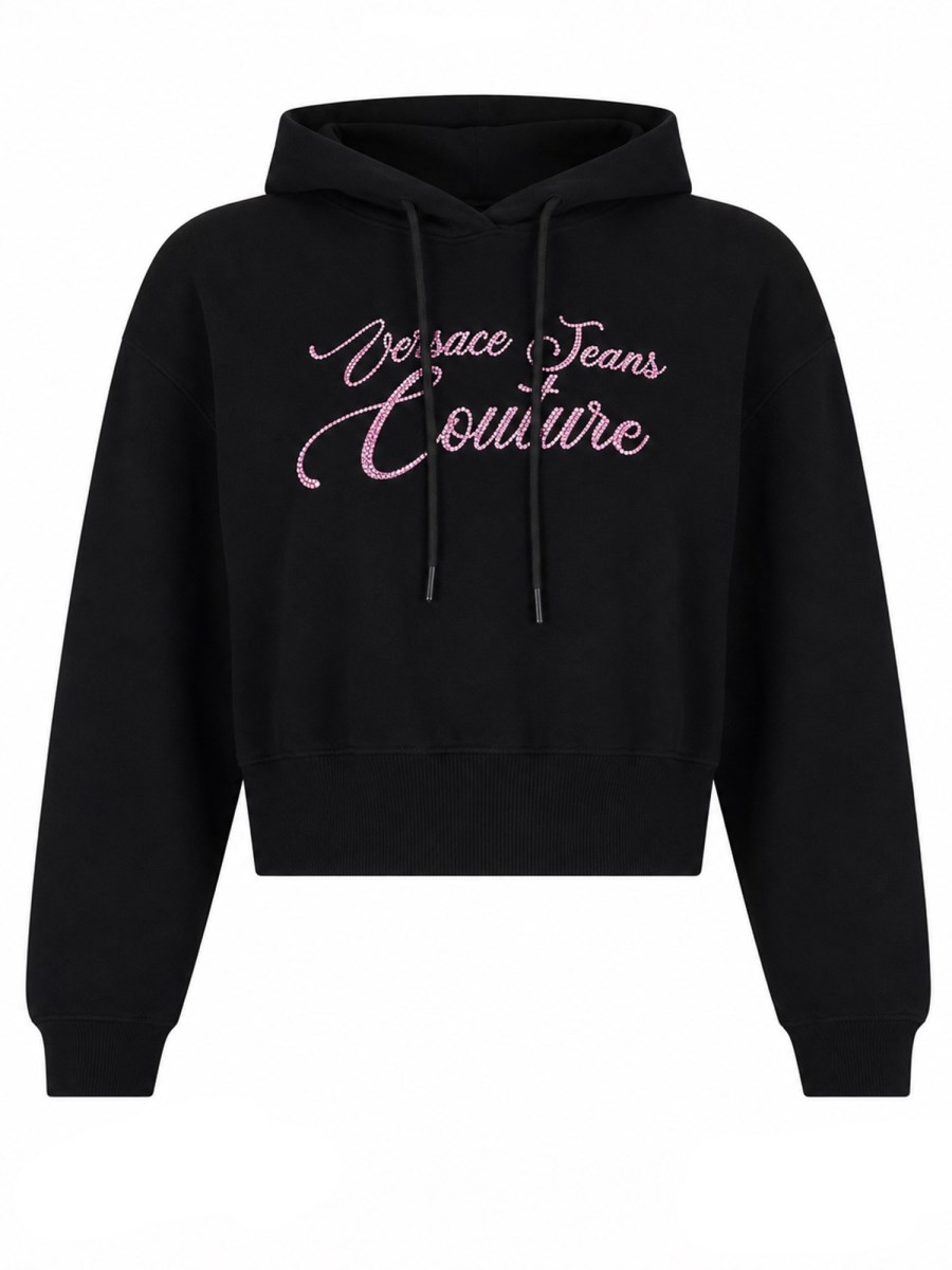 FELPA CROPPED CON LOGO