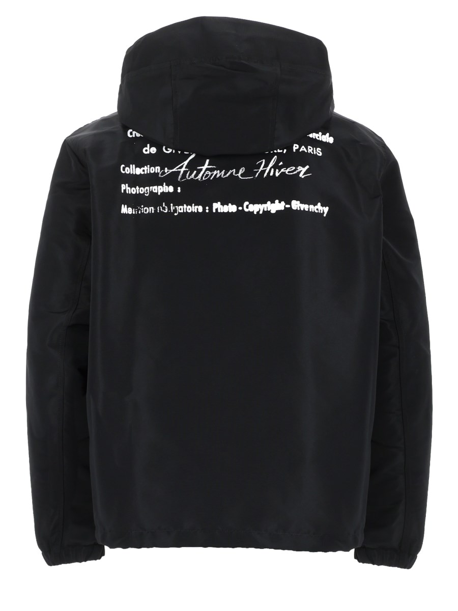 GIACCA WINDBREAKER CON LOGO
