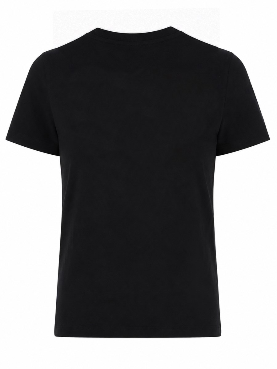 T-SHIRT CON LOGO E STRASS