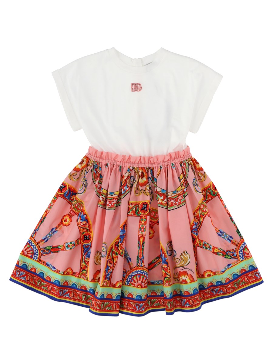 VESTITO CON GONNA A FANTASIA