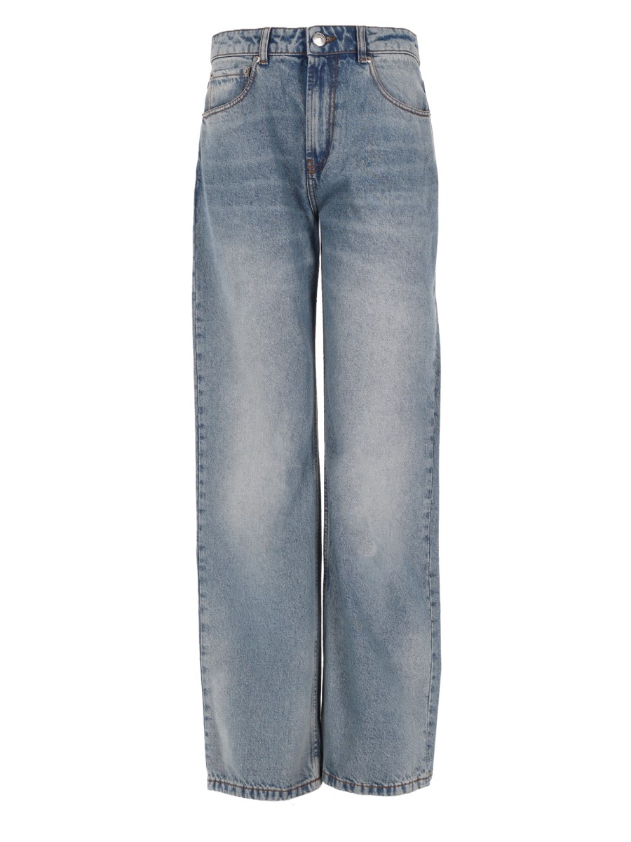jeans large fit in denim