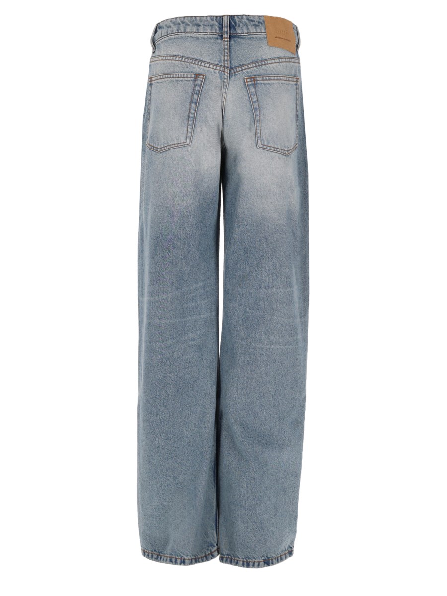 jeans large fit in denim