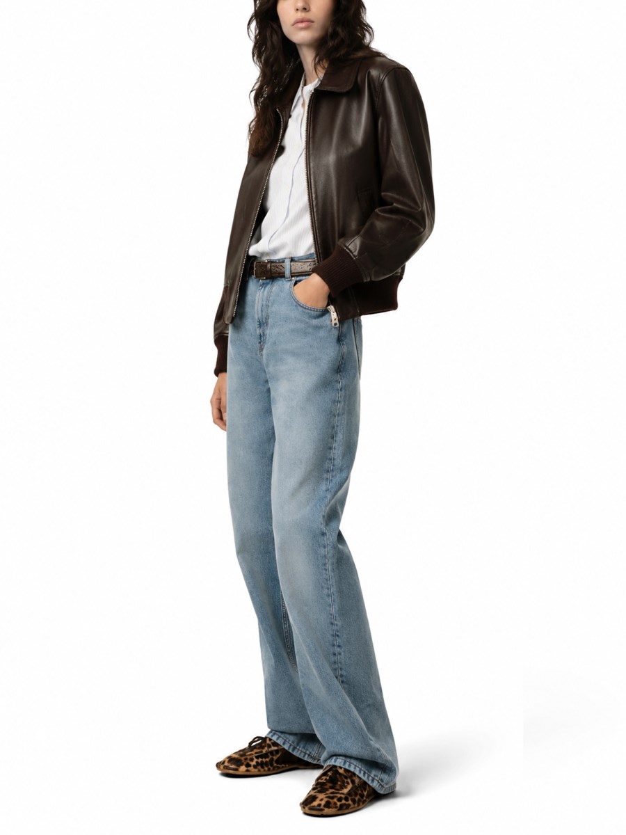 jeans large fit in denim