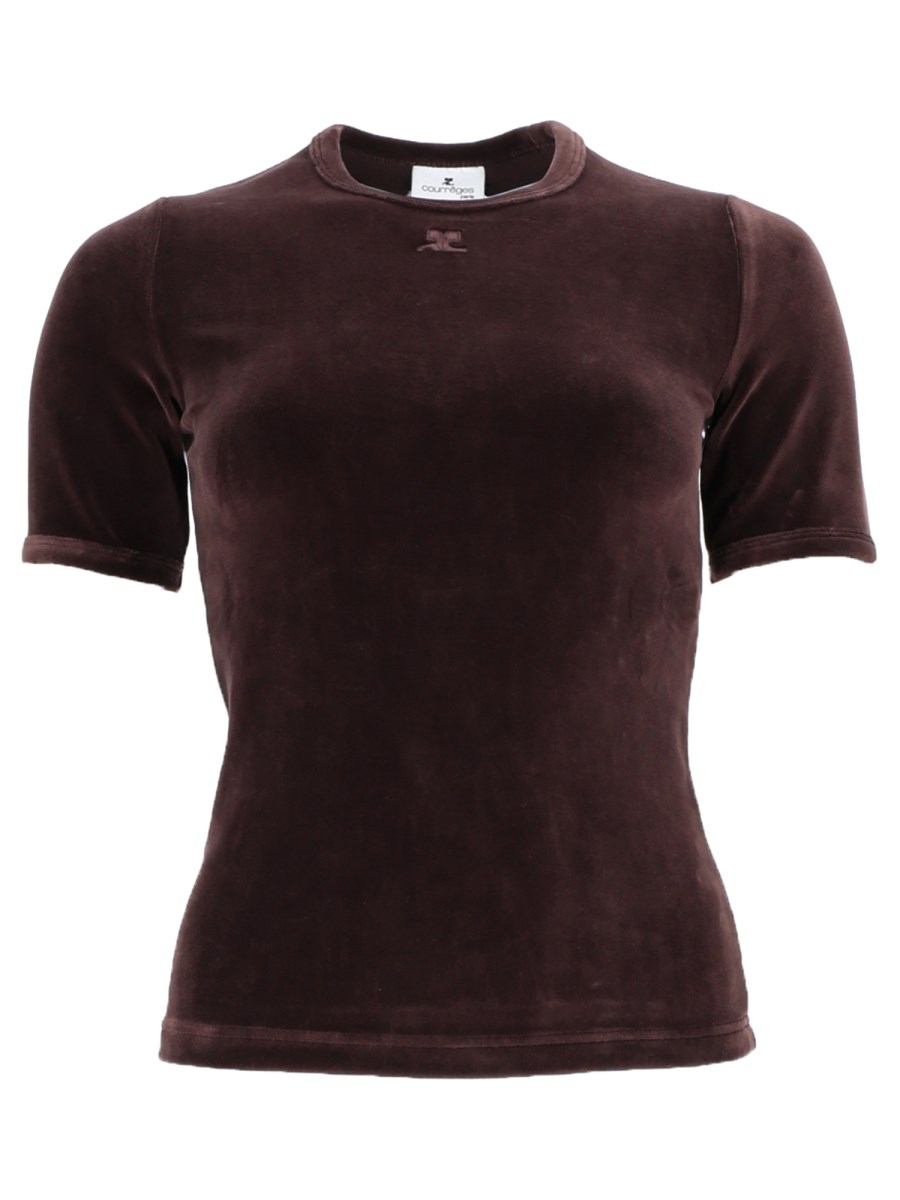 T-SHIRT IN VELLUTO 