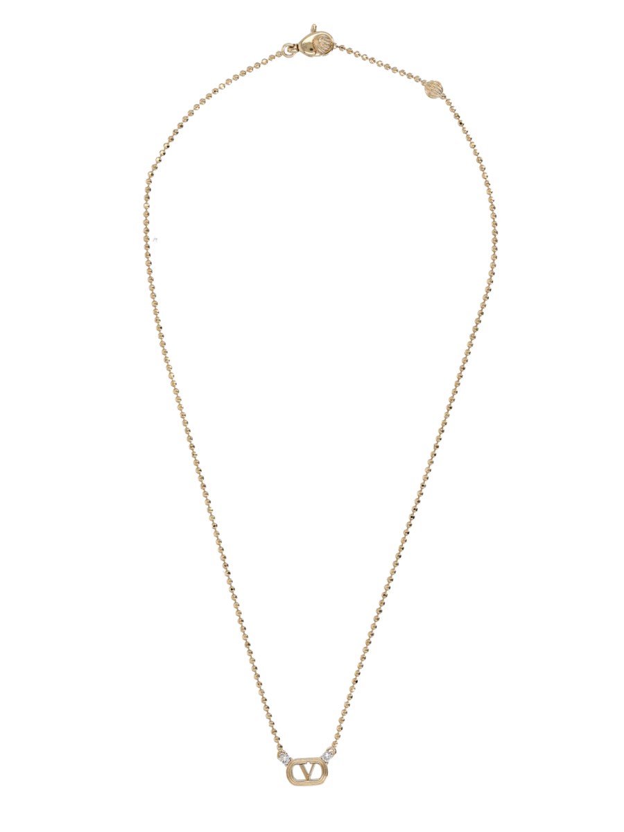 COLLANA OVALETTE CON STRASS