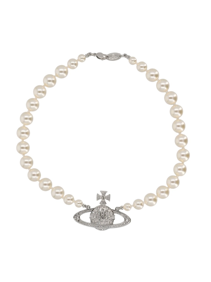 COLLANA DI PERLE CON ORB 