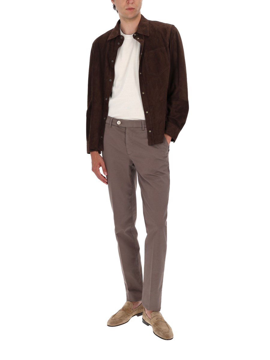 GIACCA CAMICIA IN SUEDE