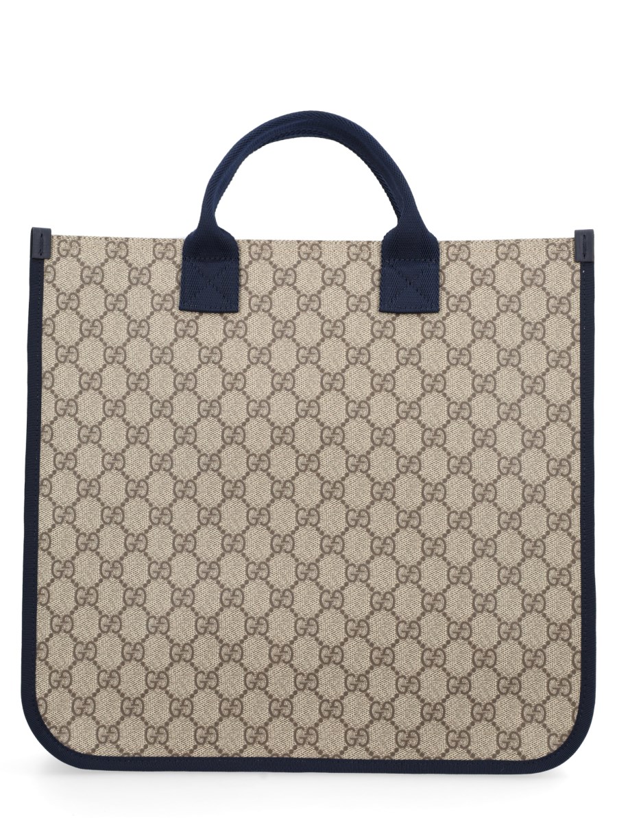 TOTE BAG CON LOGO GG ALLOVER E STAMPA