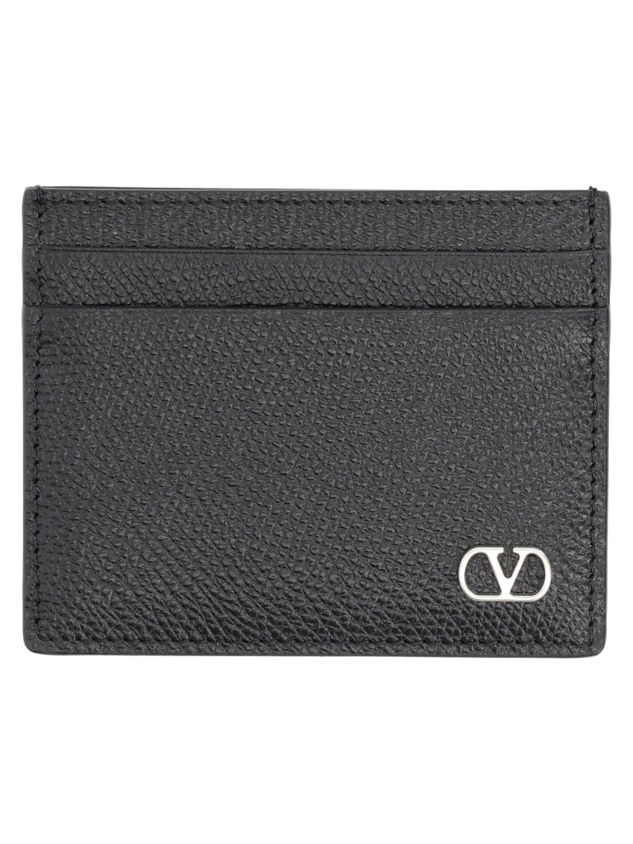 PORTACARTE VLOGO IN PELLE