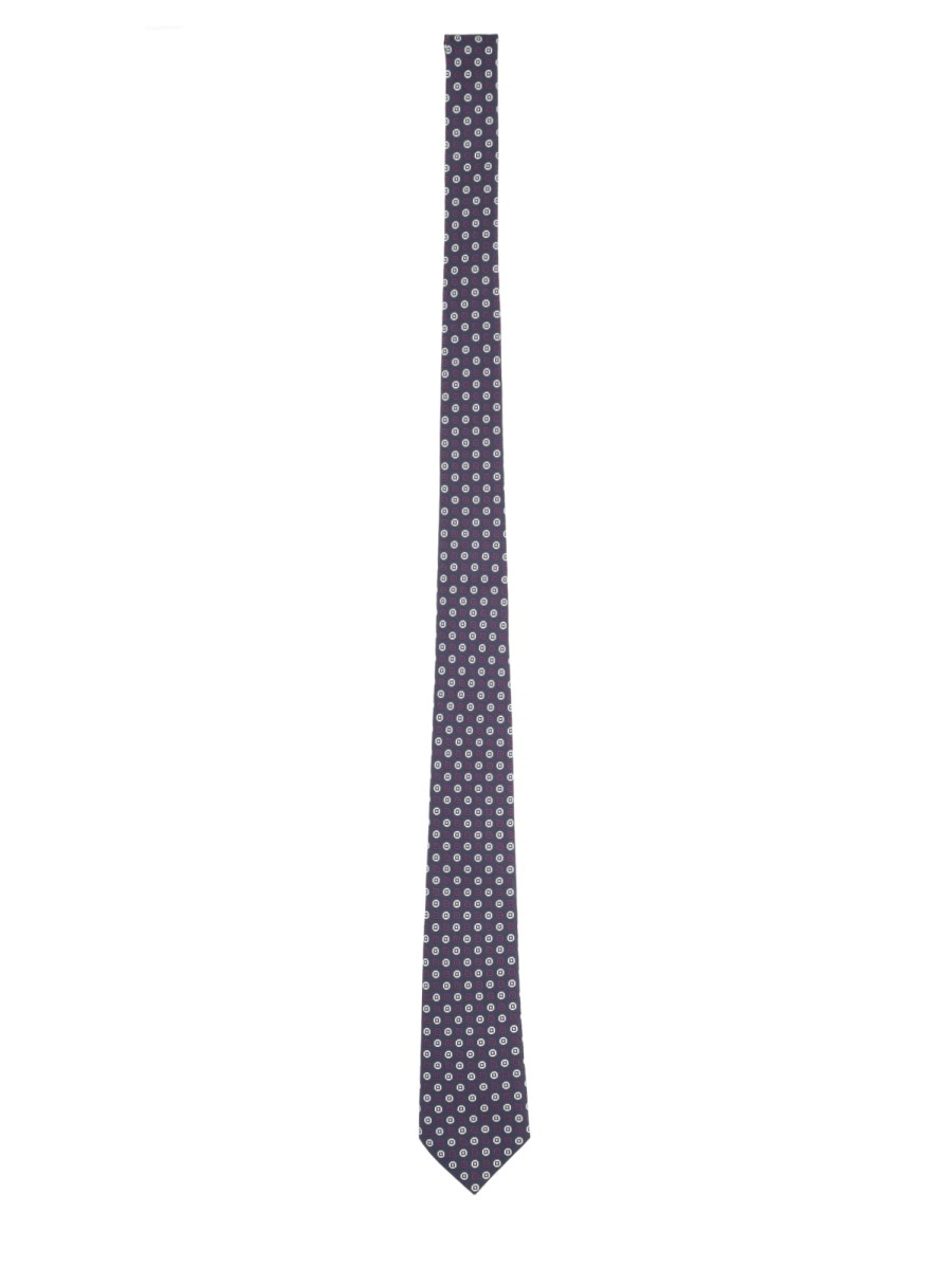 Cravatta In Jacquard Di Seta