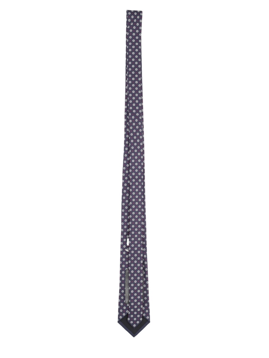 Cravatta In Jacquard Di Seta