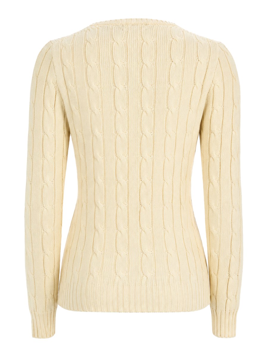 MAGLIA A TRECCE CON LOGO