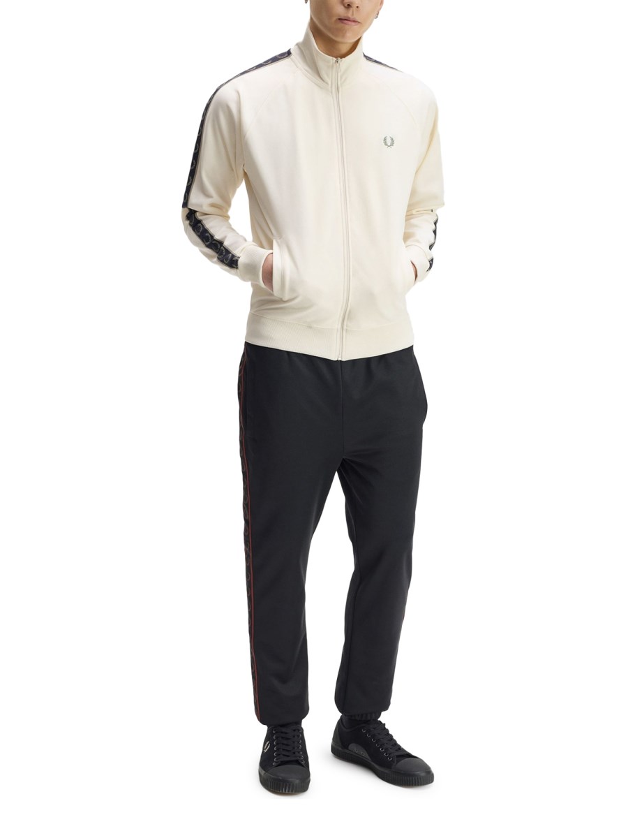 Felpa Tracksuit Con Logo E Zip